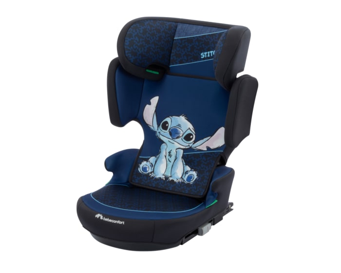 8101074020_2025_v2_Bebeconfort_Disney_carseat_toddlerchildcarseat_RoadFixiSize_Blue_AuthenticStitch_Safeateveryage_3qrt